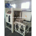 Sand blasting machine for mould stone